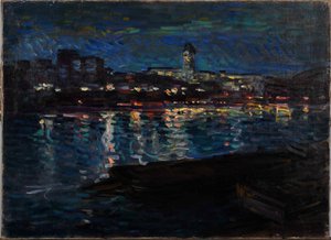 Die Seine bei Nacht