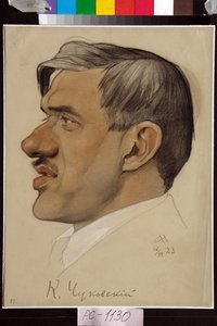 Porträt von Kornei Tschukowski