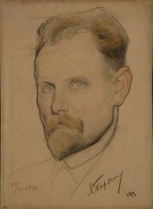 Porträt von Jan Berzin 1889-1938, 1921