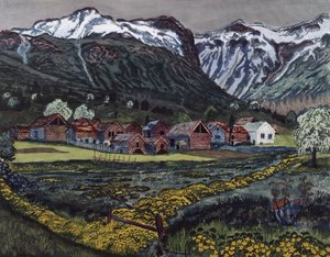 Butterblumen-Nacht von Nikolai Astrup
