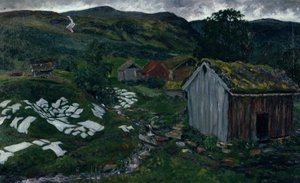 Regenwetterstimmung von Nikolai Astrup