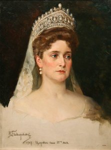Porträt der Kaiserin Alexandra Fjodorowna