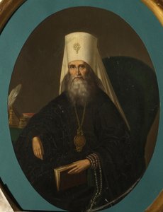 Porträt des Metropoliten Filaret von Moskau 1782-1867, 1860er Jahre