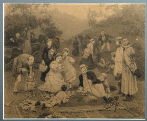 Teegesellschaft des Grundbesitzers