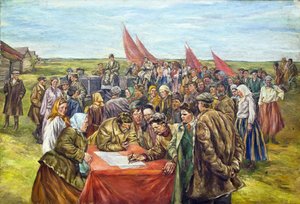 Unterzeichnung der Staatsanleihen von Nikolai Ivanovich Shestakov