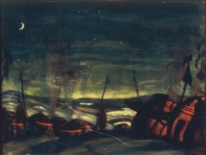 Borodin, Fürst Igor / Bühne von Roerich von Nikolai Konstantinowitsch Roerich