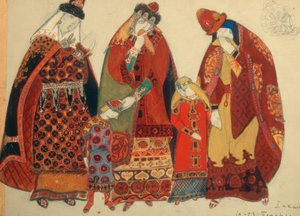 Borodin, Fürst Igor / Figurinen von Roerich von Nikolai Konstantinowitsch Roerich