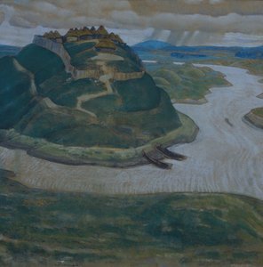 Gorodishche Alte slawische befestigte Siedlung von Nikolai Konstantinowitsch Roerich