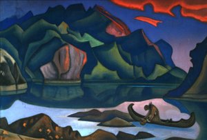 Versteckter Schatz, 1947 von Nikolai Konstantinowitsch Roerich