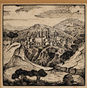 Illustration zu den italienischen Gedichten von Alexander Blok