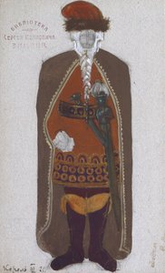 König Mark (Kostümentwurf für die Oper Tristan und Isolde von R. Wagner)