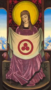 Madonna Oriflamma, 1932 von Nikolai Konstantinowitsch Roerich