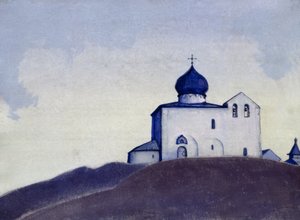 N. K. Roerich, Kirche des Hl. Sergius in Amerika von Nikolai Konstantinowitsch Roerich