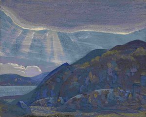 Felsen und Klippen aus der Serie Ladoga, 1917-1918