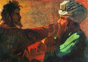 Christus und Nikodemus Studie, 1889