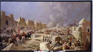 Die russische Armee erobert Samarkand (Usbekistan)