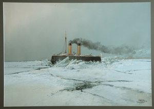 Der russische Eisbrecher Jermak