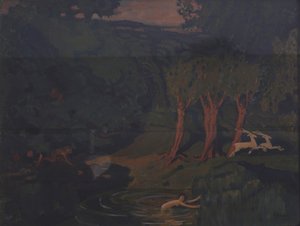 Pan und Nymphe Syrinx