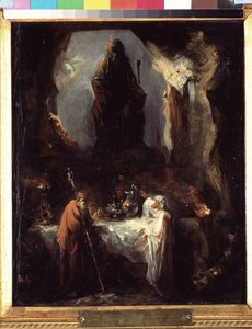 Der Prophet Daniel erzählt Nebukadnezar Gottes Deutung