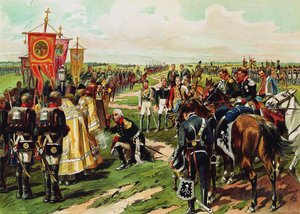 Marschall Mikhail Kutuzov vor der Schlacht von Borodino, 1912