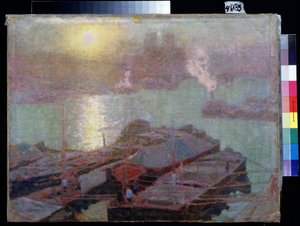 Die Seine in Paris von Nikolai Vasilyevich Dosekin