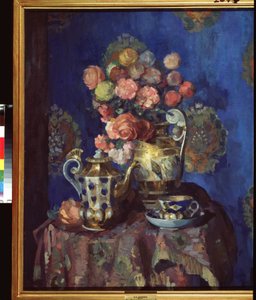 Stillleben mit Blumen von Nikolaj Nikolaevic Sapunov