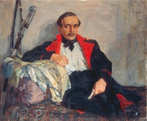 Bildnis des Dichters Michail J. Lermontow