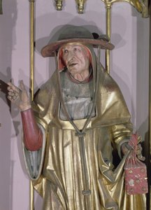 Isenheimer Altar (Detail) von St. Hieronymus von Nikolaus Hagenauer