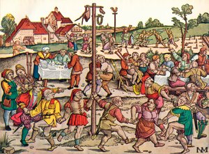 Dorfbewohner Feier, ca. 1530, 1949