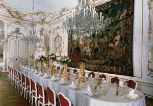 Der Staatliche Bankettsaal, entworfen von Nikolaus Pacassi (1716-90) (Foto)