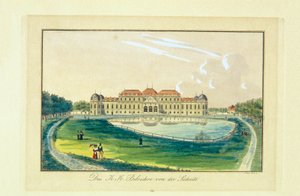 Das Obere Belvedere von der Südseite