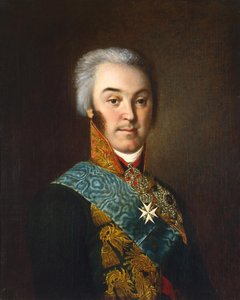 Porträt von Graf Nikolai Petrovich Sheremetev 1751-1809, 1800er von Nikolay Ivanovich Argunov