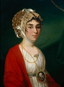 Porträt der Schauspielerin und Sängerin, Gräfin Praskovya Sheremetyeva Zhemchugova 1768-1803, 1802 von Nikolay Ivanovich Argunov