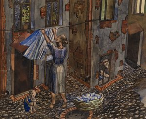 Der alte Hof von Nikolay Ivanovich Evgrafov