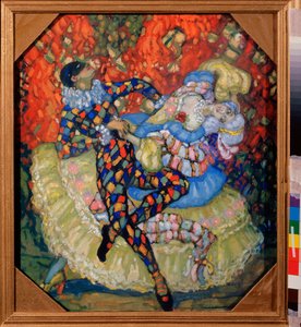 Arlequinade - Werk von Nikolai Nikolayevich Chernov Krauze (Chernov-Krauze) (1875-1941) von Nikolay Nikolayevich Chernov Krauze