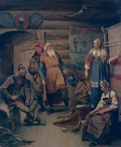 Heiratsbote von Harald Hårfagre zu Gyda