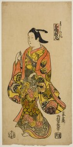 Im Stil eines jungen Mannes (Wakashu fu), Linkes Blatt des Triptychons (Sanpukutsui hidari)