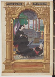 Louise de Savoie hält ein Steuerruder, Symbol der Regentschaft. Frontispiz der Gestes de Blanche de Castille von Etienne Leblanc.