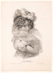 Personifikation von Europa von Noel Francois Bertrand