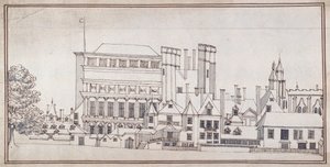 Whitehall mit dem Holbein-Tor und Inigo Jones