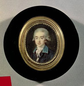 Porträtminiatur von Graf Hans Axel von Fersen (1755-1810)