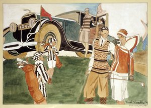Mode und Autofahren, 1920