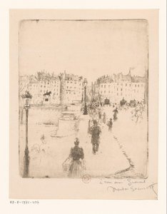 Ansicht der Pont Neuf in Paris von Norbert Goeneutte