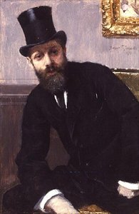 Porträt von Hippolyte Fortin von Norbert Goeneutte