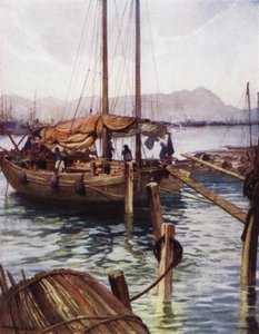 China: Hafen von Hongkong von Norman Hardy