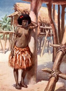 Frau aus dem Rigo-Distrikt: Britisch-Neuguinea von Norman Hardy