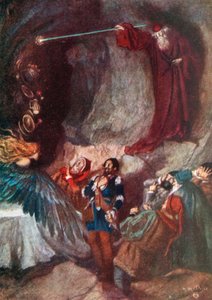 Das Fest verschwand. Der Sturm – Akt III, Szene 3 von Norman Mills (after) Price