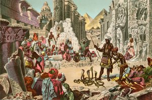 Altes Ägypten und modernes Ägypten im Vergleich von North American