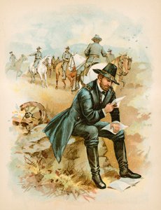 Grant auf dem Feld, letztes Kriegsjahr von North American