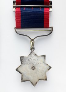 Indischer Verdienstorden, Militärabteilung, verliehen an Havildar Biaz, The Queen